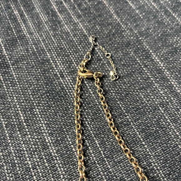 Anthropologie Tahiti Boho Bib necklace, pink , white, yellow - Picture 3 of 5